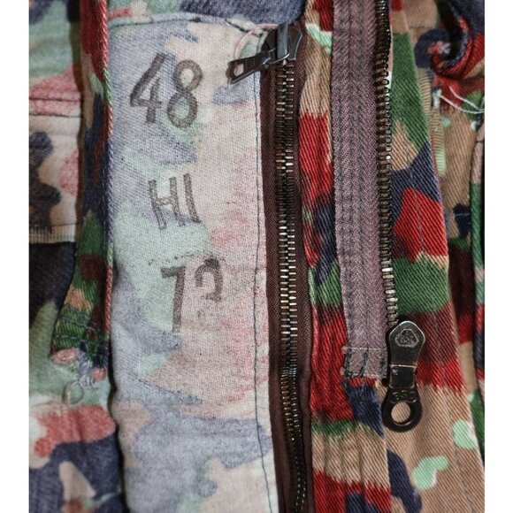 Vintage Swiss Army M70 Alpenflage Jacket & Overalls Set 46-76 Camouflage - Picture 8 of 16